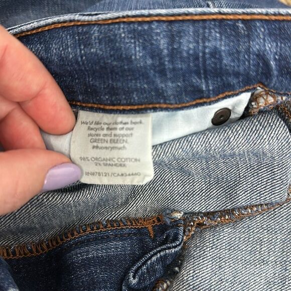 Eileen Fisher Medium Wash Organic Cotton Slim Stretch Mid Rise Jeans Size 32 - Picture 5 of 9